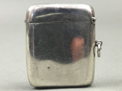 Lot 433 - TWO SILVER VESTA CASES