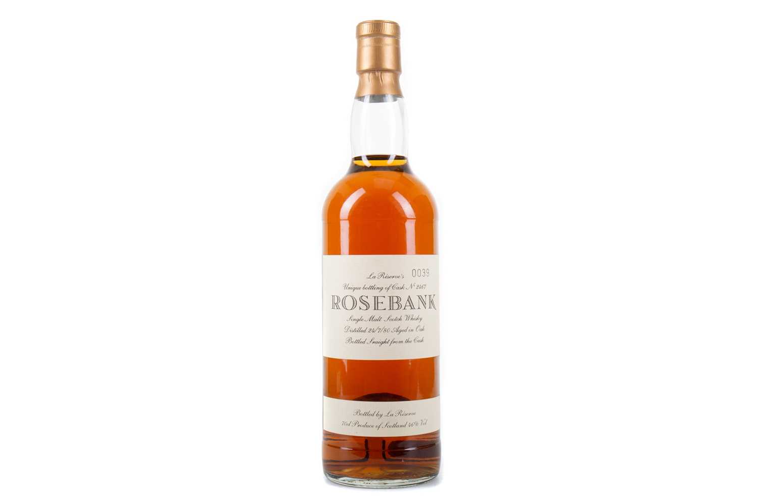 Lot 6 - ROSEBANK 1980 LA RESERVA SINGLE CASK #2467