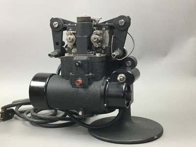 Lot 452 - A BELL & HOWELL 'FILMO' CINE-PROJECTOR, FURTHER CAMERA EQUIPMENT AND COINS