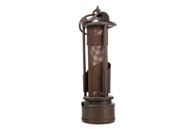 Lot 587 - A MID-19TH CENTURY MINER'S DAVY LAMP BY J. ABBOT & CO LTD OF GATESHEAD