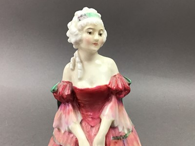 Lot 365 - A ROYAL DOULTON FIGURE AND OTHER CERAMICS