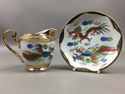 Lot 513 - TWO JAPANESE EXPORT PART COFFEE SERVICES AND ROYAL ALBERT CAKE PLATES