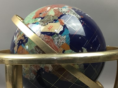 Lot 524 - A REPRODUCTION TERRESTRIAL TABLE GLOBE