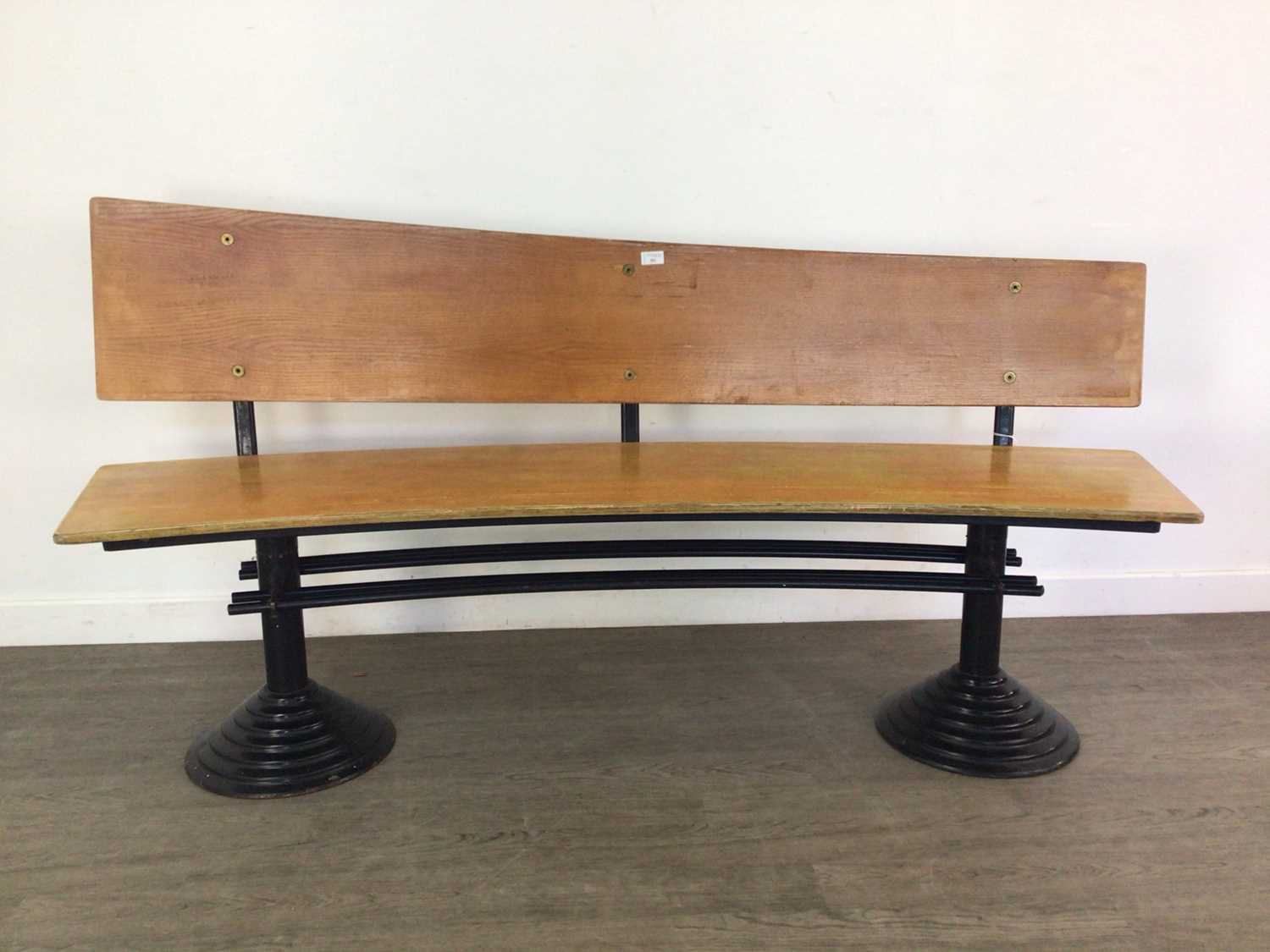 Lot 382 - BOWLING ALLEY BENCH