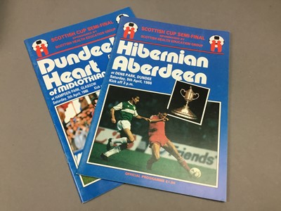 Lot 519 - A COLLECTION OF SCOTTISH CUP PROGRAMMES