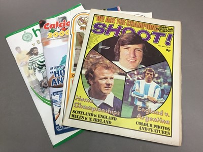 Lot 542 - UEFA CHAMPIONS LEAGUE STATISTIC HANDBOOKS AND SHOOT MAGAZINES