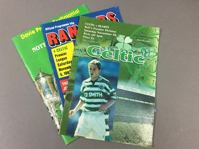 Lot 547 - A COLLECTION OF CELTIC F.C. PROGRAMMES