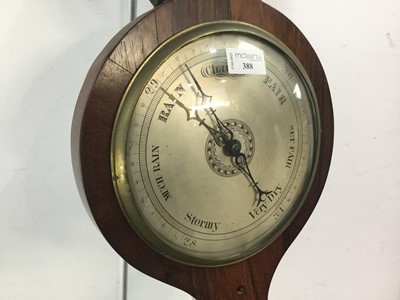 Lot 388 - A GEORGIAN BAROMETER