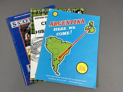 Lot 540 - A COLLECTION OF SCOTLAND INTERNATIONAL PROGRAMMES