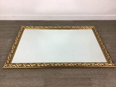 Lot 549 - A MODERN GILT FRAMED WALL MIRROR