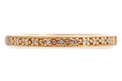 Lot 412 - DIAMOND HALF ETERNITY RING