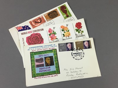 Lot 613 - A COLLECTION OF FIRST DAY COVERS AND STAMPS