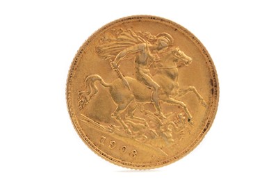 Lot 19 - EDWARD VII GOLD HALF SOVEREIGN