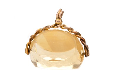 Lot 420 - CITRINE SWIVEL FOB