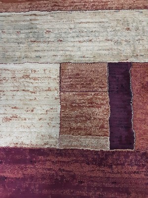 Lot 642 - A MODERN RUG AND THREE OTHERS