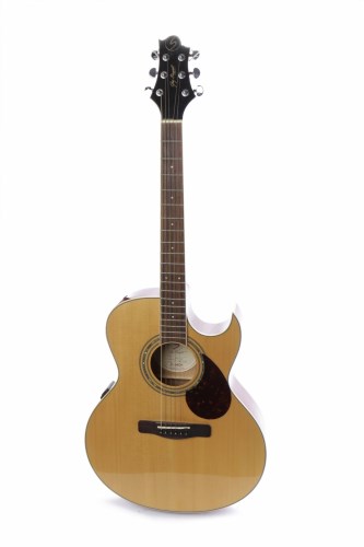 Lot 638 - GREG BENNETT TMJ-5CE ELECTRO ACOUSTIC GUITAR...