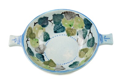 Lot 438 - MAK' MERRY POTTERY QUAICH