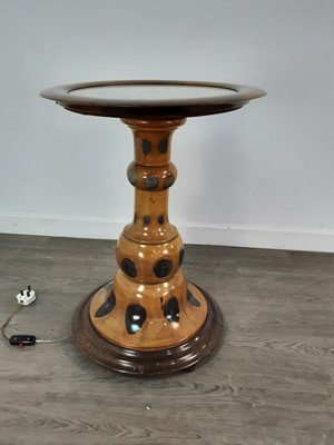 Lot 565 - SCARCE BRAZILIAN MONKEY PUZZLE WOOD OCCASIONAL TABLE