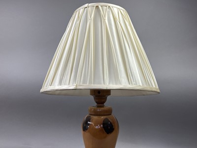 Lot 566 - BRAZILIAN MONKEY PUZZLE TREE TABLE LAMP