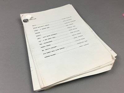 Lot 745 - AN ORIGINAL TYPE SCRIPT FOR 'THE STEAMIE'