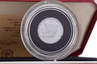 Lot 37 - ISLE OF MAN PLATINUM 1/10th NOBLE