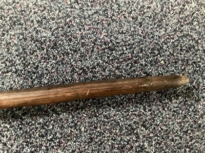 Lot 159 - A SOUTH AFRICAN ZULU OR NGUNI STAFF AND ANOTHER