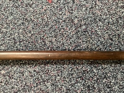 Lot 159 - A SOUTH AFRICAN ZULU OR NGUNI STAFF AND ANOTHER