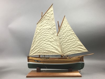 Lot 175a - TWO MODEL SAILING BOATS