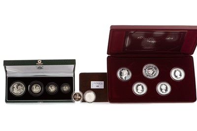 Lot 44 - THREE SILVER COIN SETS