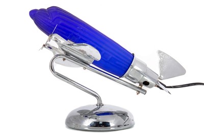 Lot 456 - IN THE MANNER OF SARSAPARILLA, ART DECO STYLE AEROPLANE TABLE LAMP