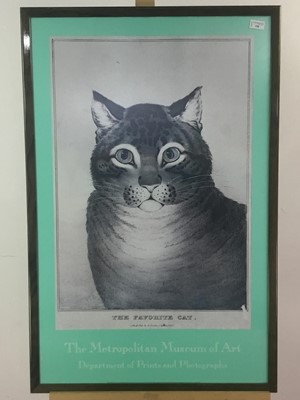 Lot 198 - A MET MUSEUM CAT POSTER