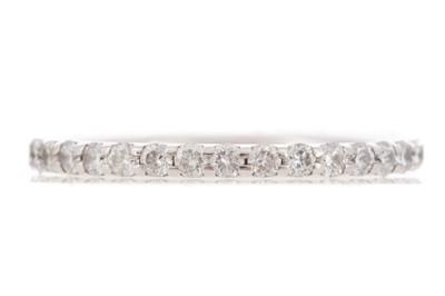 Lot 438 - DIAMOND ETERNITY RING