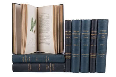 Lot 160 - JOHN CURTIS' BRITISH ENTOMOLOGY IN 8 VOLS.