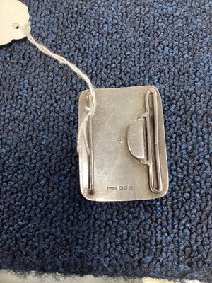 Lot 80 - ART NOUVEAU SILVER BELT BUCKLE