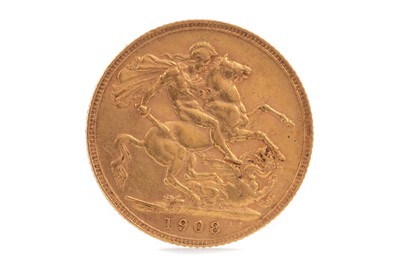 Lot 50 - EDWARD VII GOLD SOVEREIGN