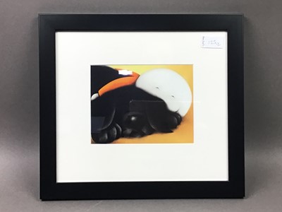 Lot 125 - HARBOUR SCENE, A PRINT BY ALAN PARRY AND ANOTHER PRINT