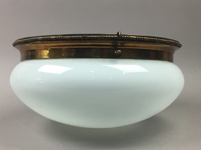 Lot 124 - AN EDWARDIAN CEILING LIGHT