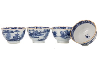 Lot 1108 - FOUR CHINESE TEA BOWLS
