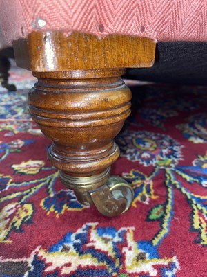 Lot 730 - HOWARD AND SONS, EDWARDIAN MAHOGANY ‘IVOR’ EASY ARMCHAIR