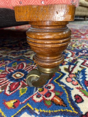 Lot 730 - HOWARD AND SONS, EDWARDIAN MAHOGANY ‘IVOR’ EASY ARMCHAIR