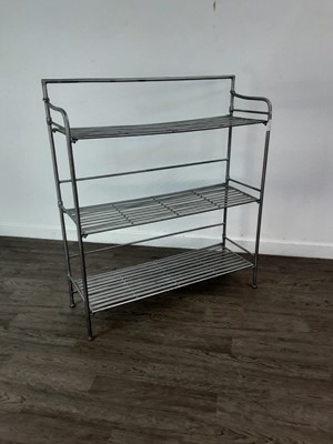 Lot 27 - A MODERN STORAGE RACK