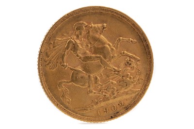 Lot 61 - EDWARD VII GOLD SOVEREIGN