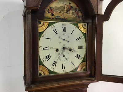 Lot 323 - OAK LONGCASE CLOCK