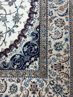 Lot 1156 - PERSIAN NAIN CARPET