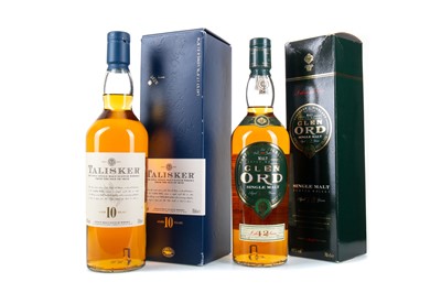 Lot 98 - GLEN ORD 12 YEAR OLD AND TALISKER 10 YEAR OLD