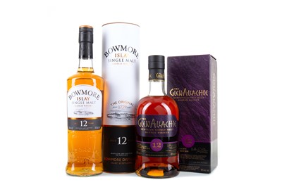 Lot 109 - GLENALLACHIE 12 YEAR OLD AND BOWMORE 12 YEAR OLD