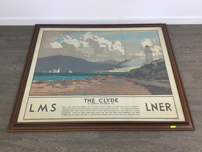 Lot 190 - RAILWAY INTEREST, LARGE ORIGINAL TRAVEL POSTER DESIGNED BY NORMAN WILKINSON (BRITISH, 1878-1971)