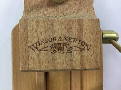 Lot 87 - A BEECH ARTISTS EASEL BY WINSOR, NEWTON