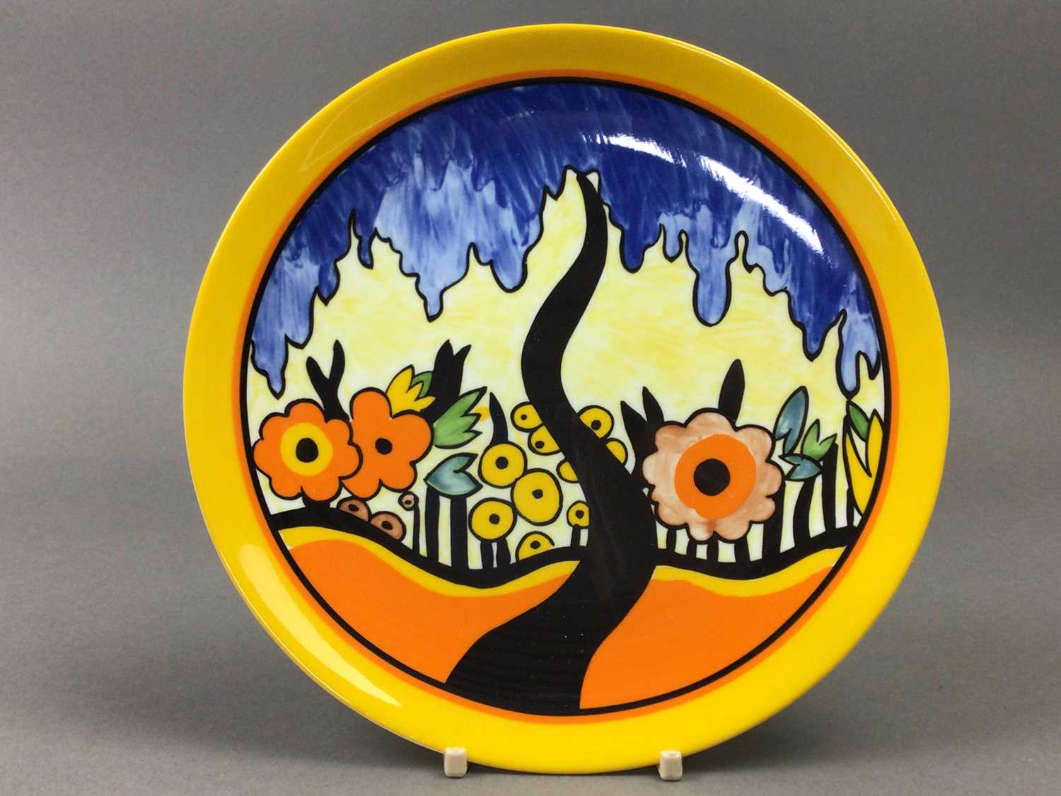 Lot 234 - SIX BRADFORD EXCHANGE 'CLARICE CLIFF' WALL PLATES