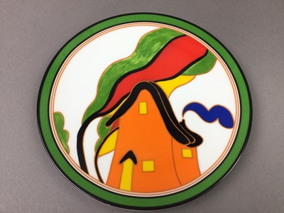 Lot 234 - SIX BRADFORD EXCHANGE 'CLARICE CLIFF' WALL PLATES